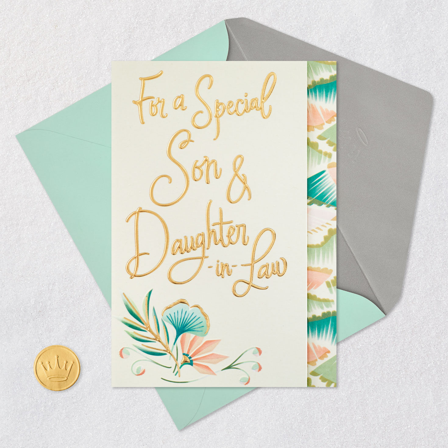 Love Is a Gift Wedding Card for Son and Daughter-in-Law, , large image number 6