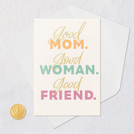 You're One of the Best Moms I Know Mother's Day Card for Friend, , large image number 6