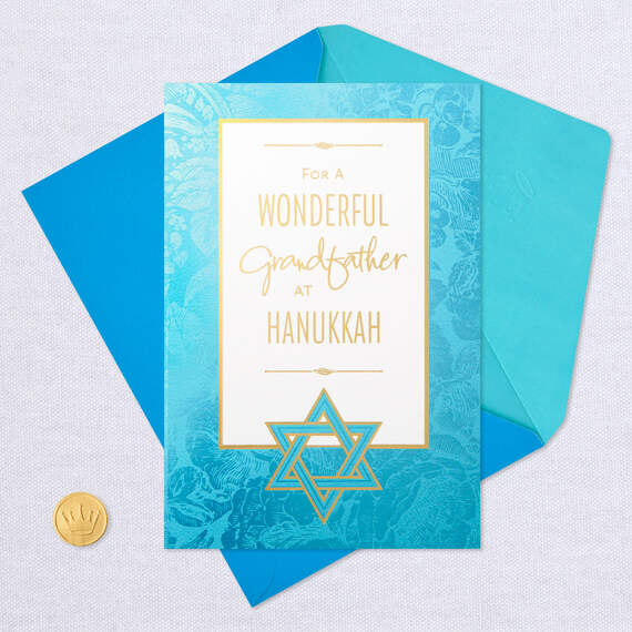 For a Wonderful Grandfather Hanukkah Card, , large image number 5