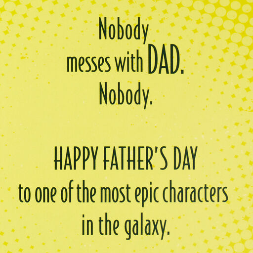Star Wars™ Comic Book Cover Lenticular Father's Day Card for Dad, 