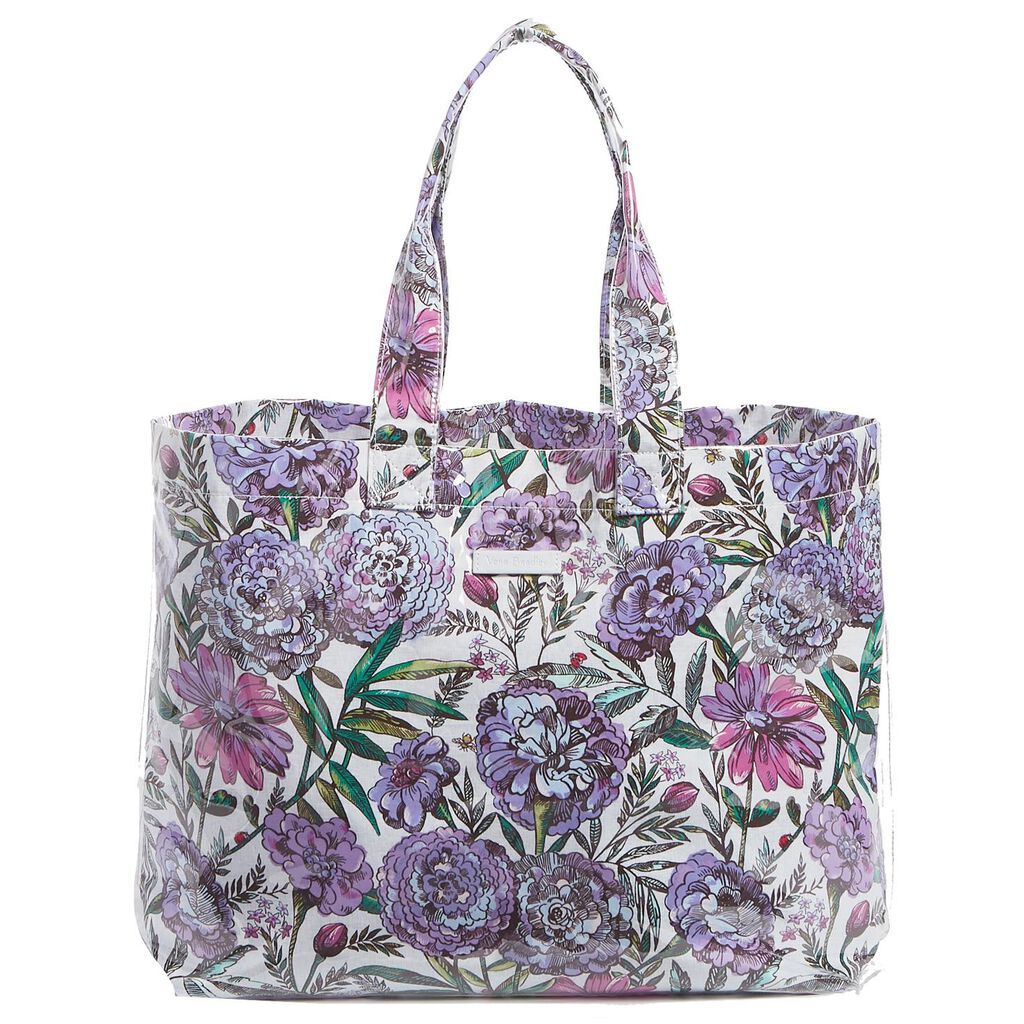 Vera Bradley City Per Tote Bag In Lavender Meadow