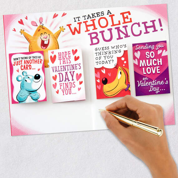 More than a Card Funny Valentine's Day Card With Mini Pop-Up Cards, , large image number 10
