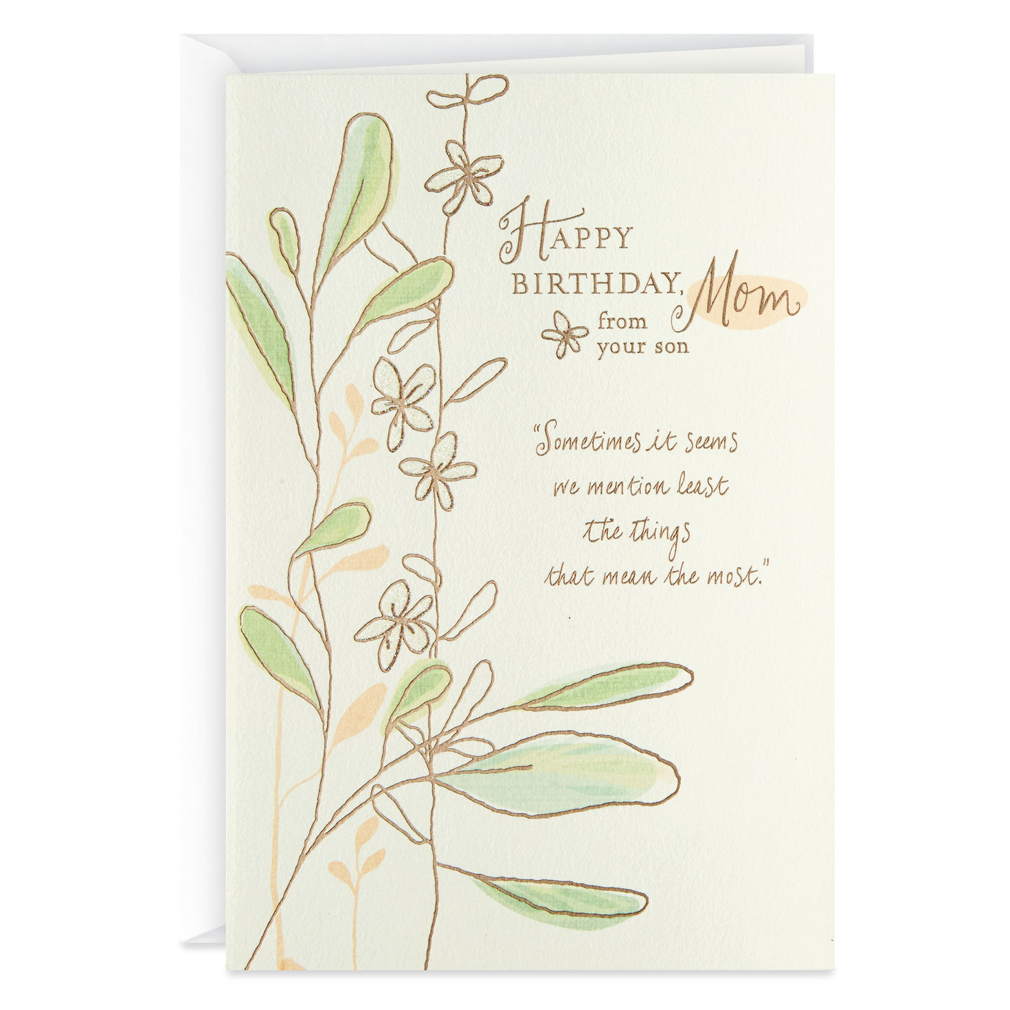 Hallmark Signature Birthday Card For Mom Grateful For You Hallmark Signature Birthday Card For Mom Grateful For You