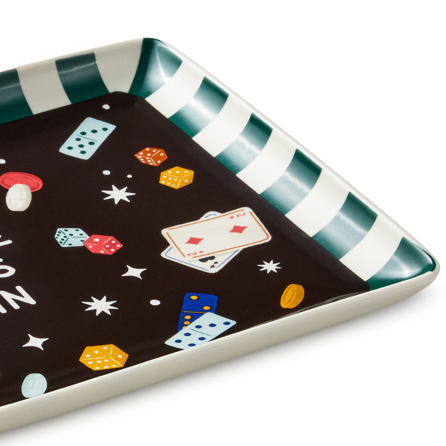 Let the Games Begin Game Night Serving Tray upclose view image number 3