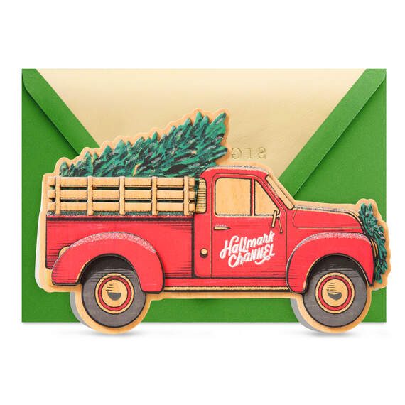 Hallmark Channel Red Truck The Things You Love Christmas Card, , large image number 1