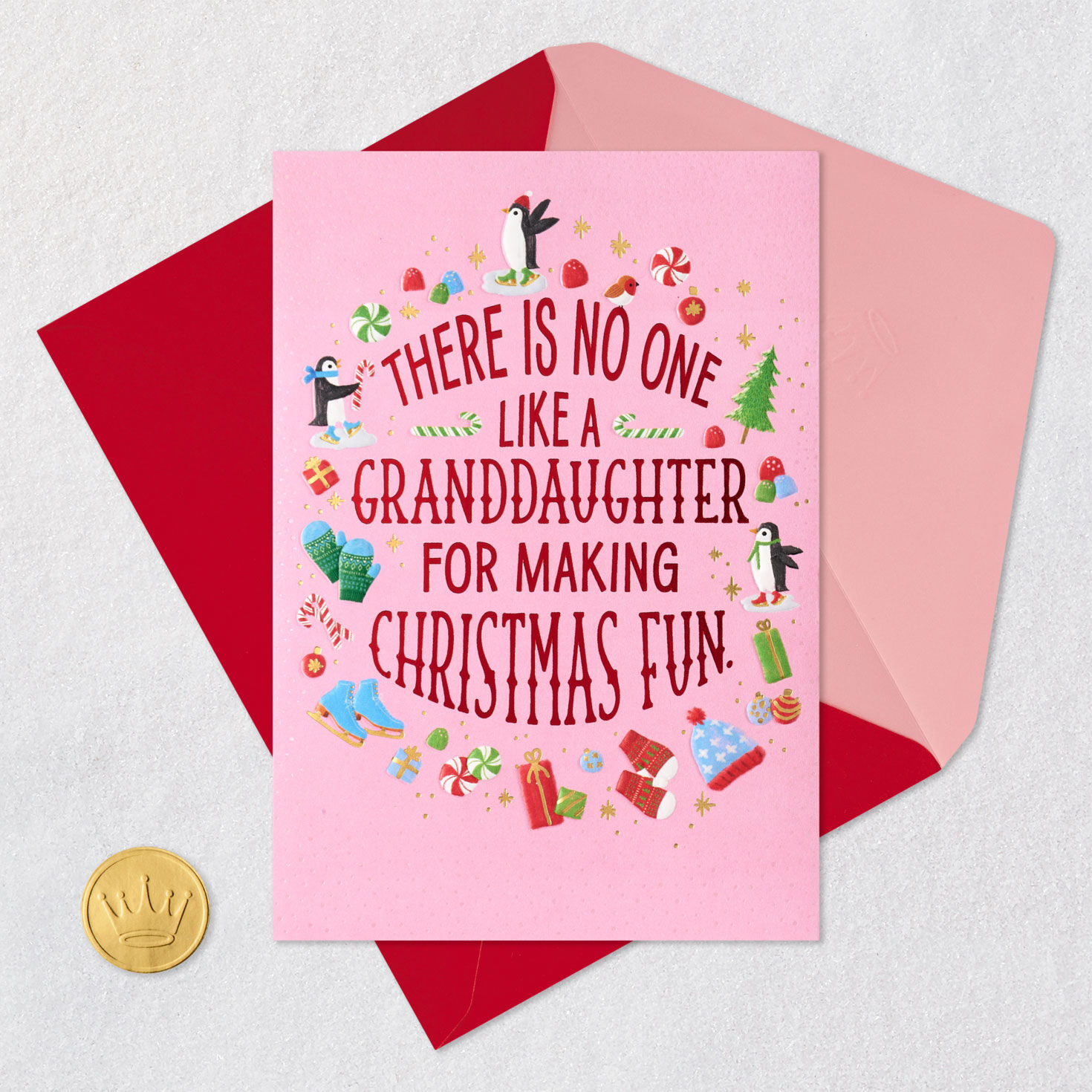 A Granddaughter Makes Christmas Fun Christmas Card for only USD 5.99 | Hallmark