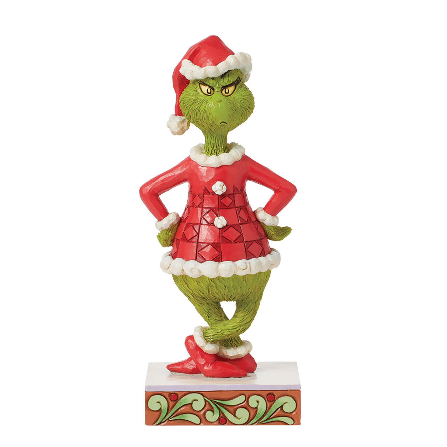 Jim Shore Dr. Seuss Grinch With Hands on Hips, 6.6"