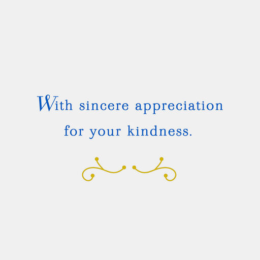 Appreciate Your Kindness Thank-You Card, 