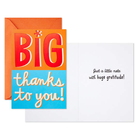 Color Block Thank-You Cards, Pack of 10, , large image number 3