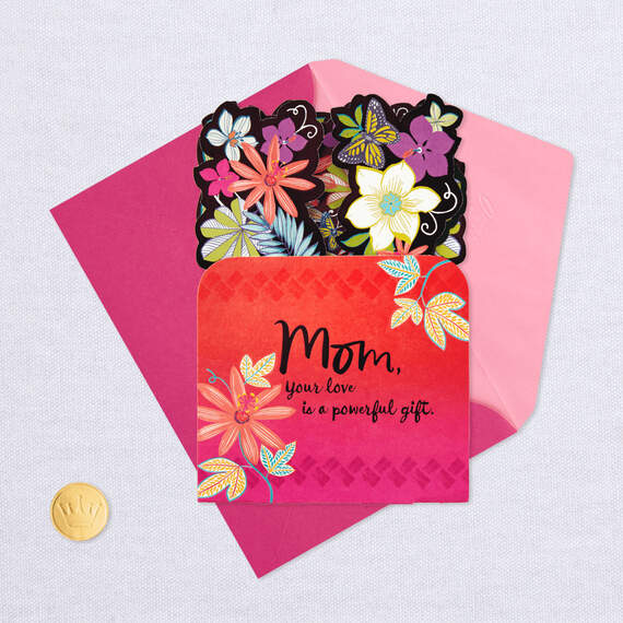 Love You Flower Bouquet 3D Pop-Up Mother's Day Card for Mom, , large image number 8