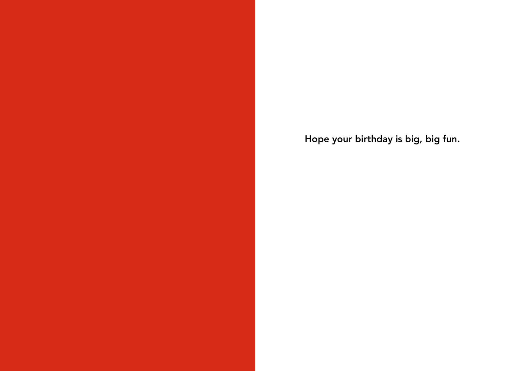 Big Jugs Funny Birthday Card