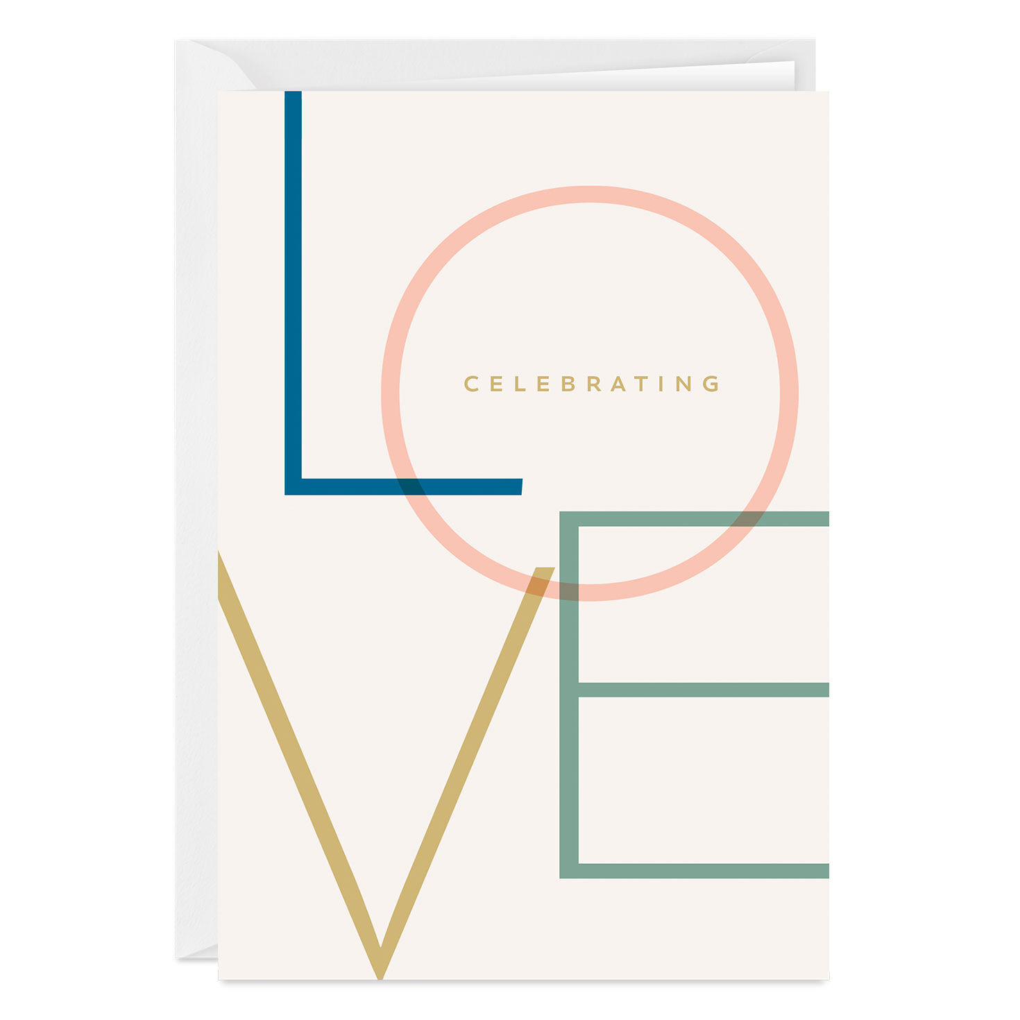 Celebrating Love Wedding Custom Card for Couple, , large image number 1