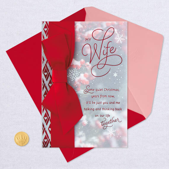 We Have It All Christmas Card for Wife, , large image number 5