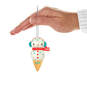 Son Snowman Ice Cream Cone 2024 Ornament, , large image number 4