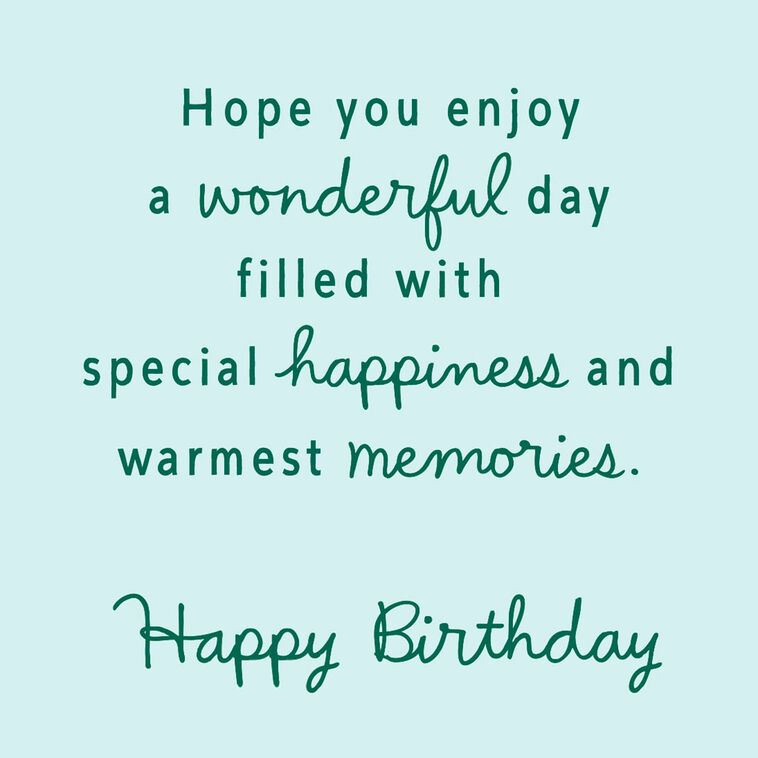 Wishes for Your Special Day Birthday Card, , large image number 2