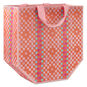 Woven Orange and Pink Large Gift Bag Back image number 6