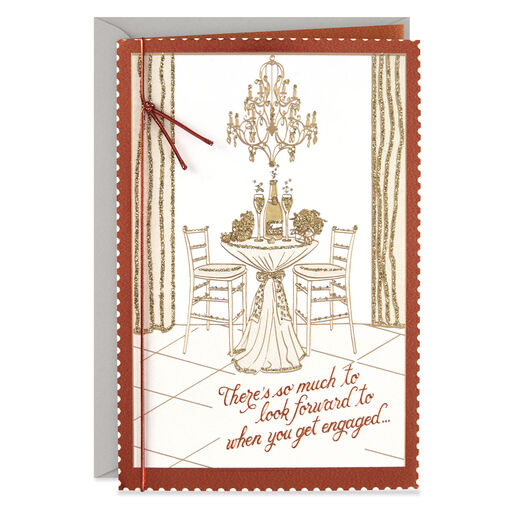 A Lifetime of Happiness Engagement Congratulations Card, 