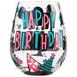 Lolita® Happy Birthday Handpainted Stemless Wine Glass, 20 oz., , large image number 1