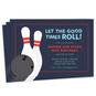 Let the Good Times Roll Bowling Party Invitation, , large image number 1