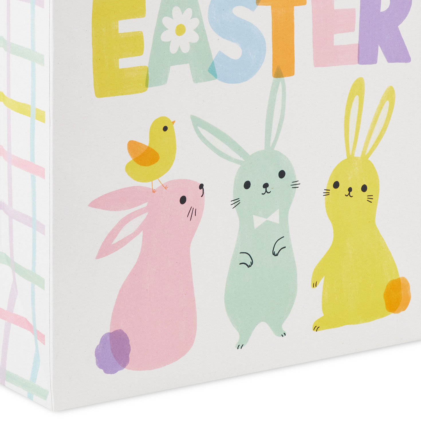 Happy Easter With Pastel Bunnies Large Gift Bag  image number 5