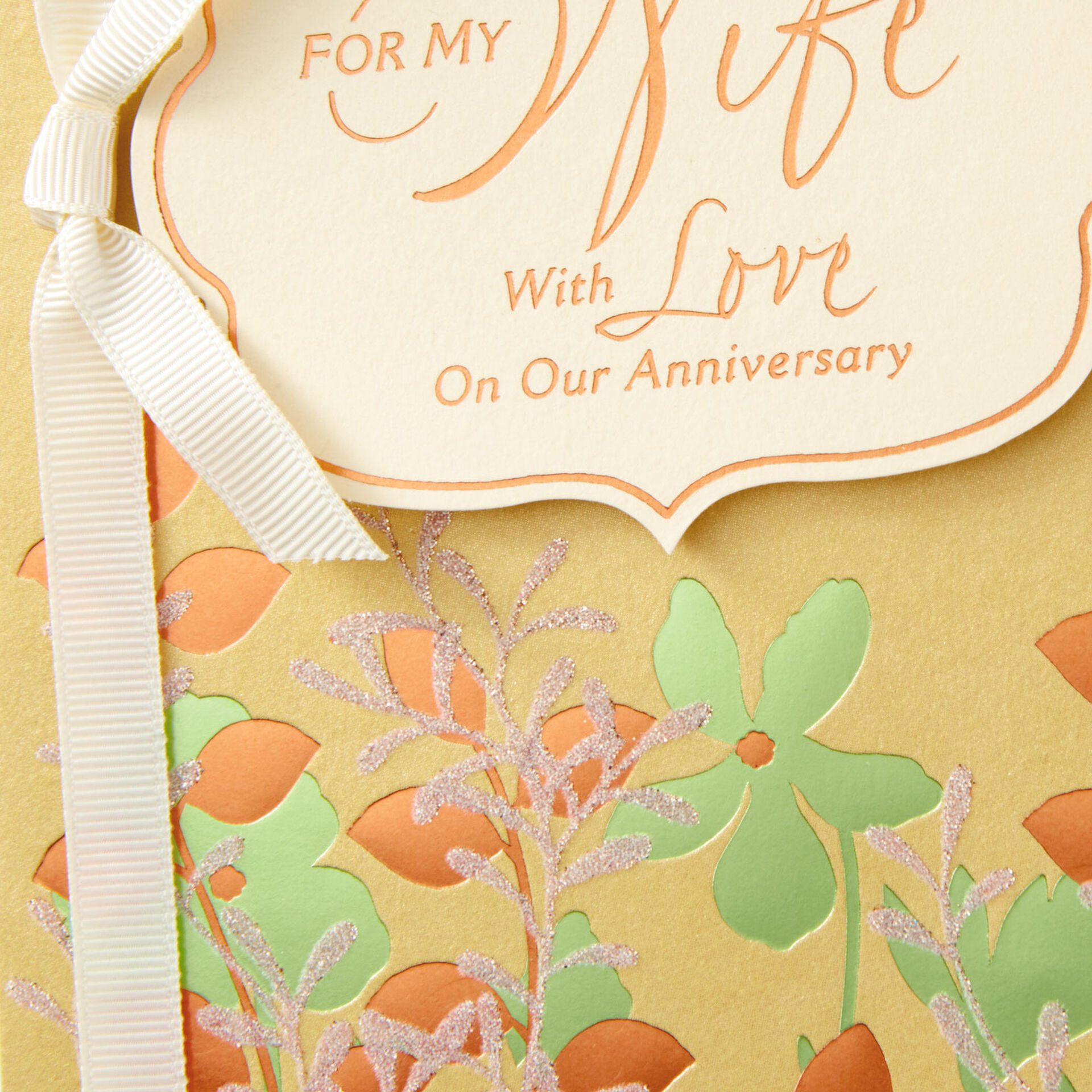 Wife anniversary card wedding anniversary card classic pink rose