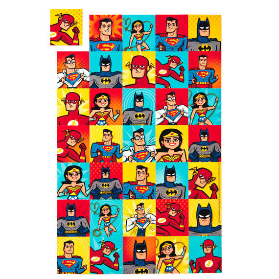 DC Comics™ Justice League™ Kids Classroom Valentines Set With Cards, Stickers and Mailbox, , large image number 4
