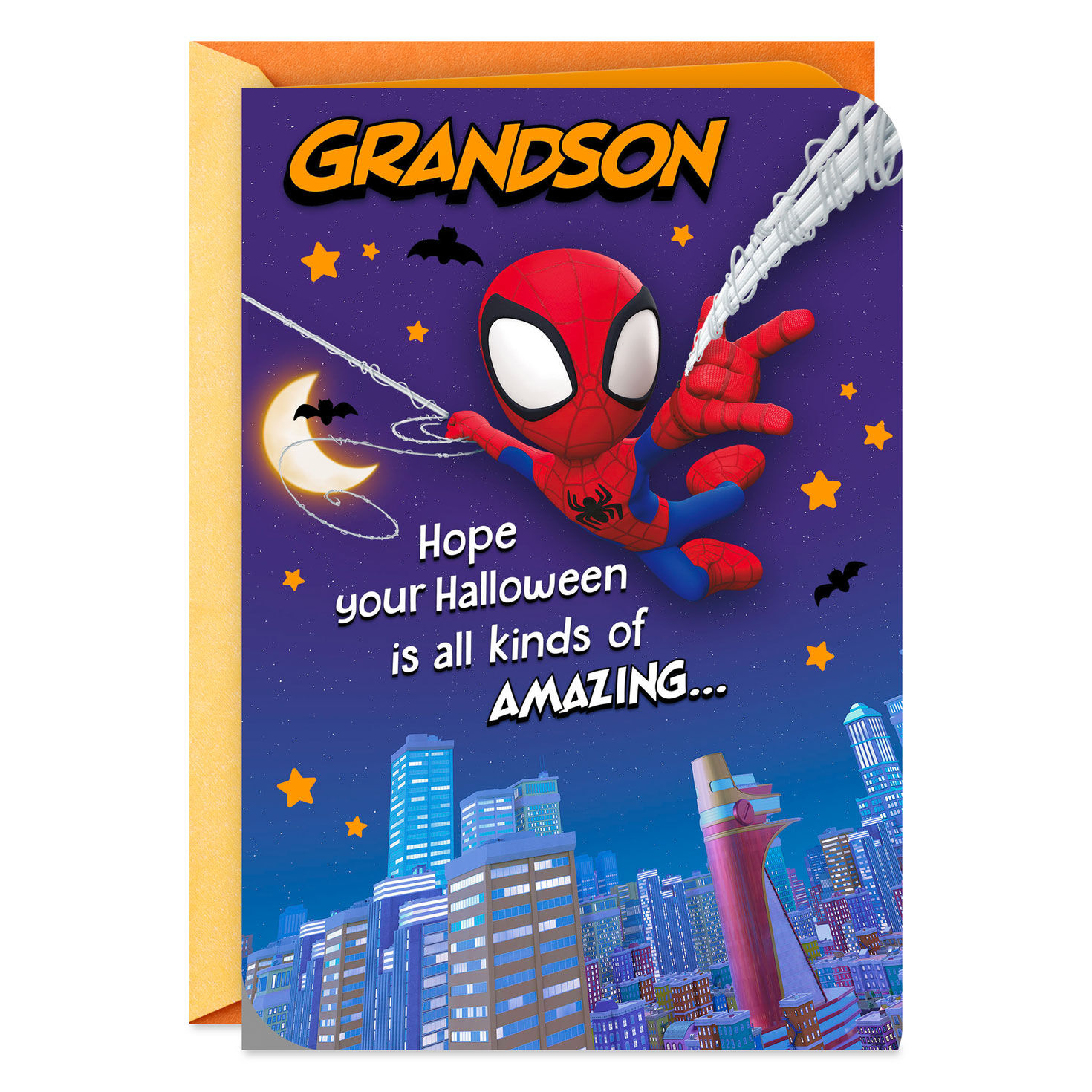 Marvel Spider-Man All Kinds of Amazing Halloween Card for Grandson for only USD 2.99 | Hallmark
