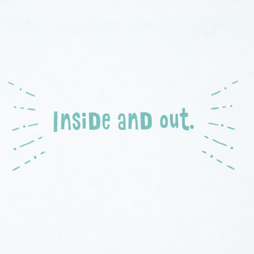 Smiley Inside and Out Friendship Card, 