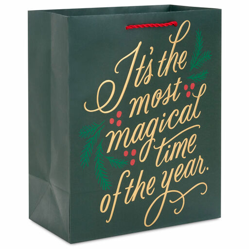 9.6" Most Magical Time Medium Christmas Gift Bag, 