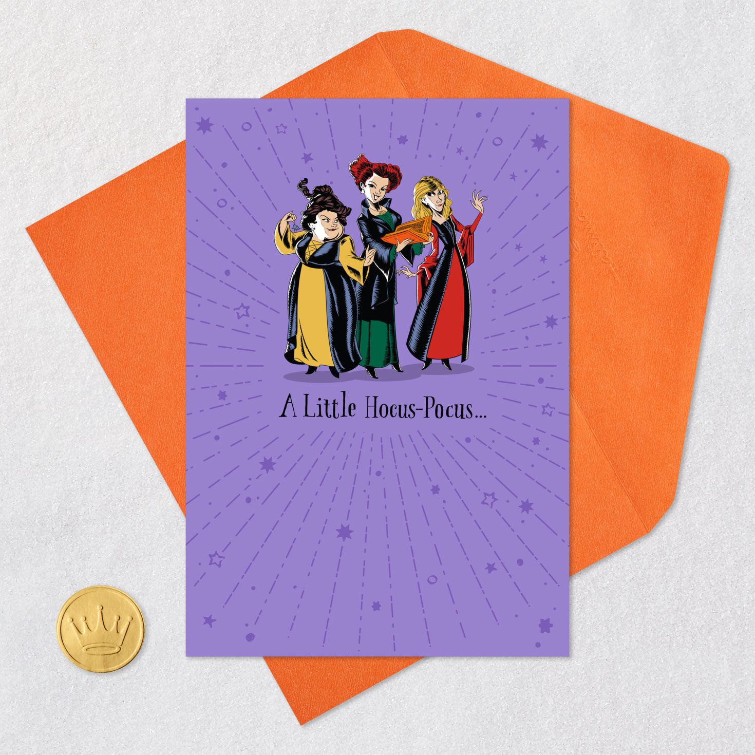 Disney Hocus Pocus Sanderson Sisters Hope It's Magical Halloween Card for only USD 2.00 | Hallmark