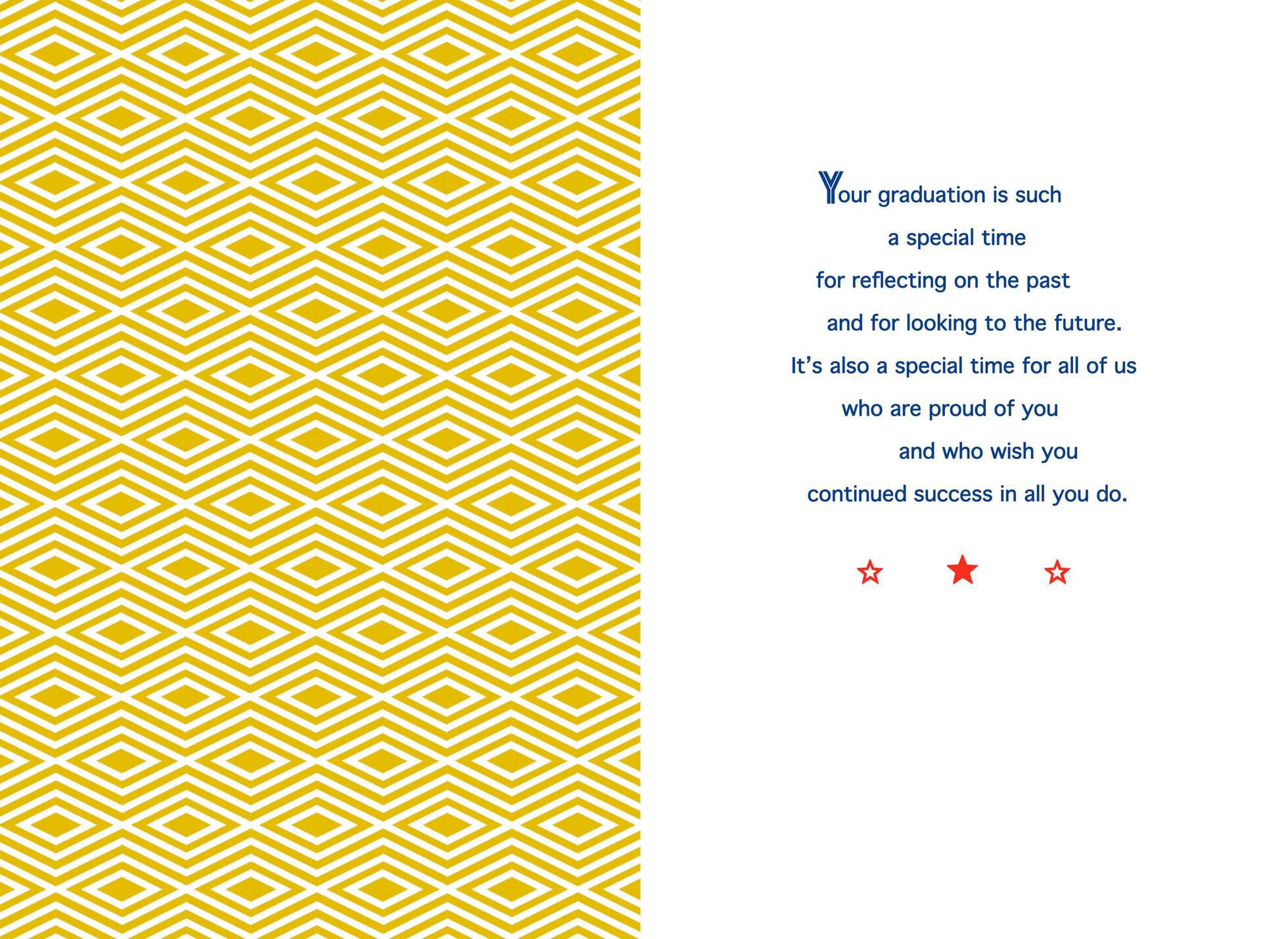 A Special Time Graduation Card