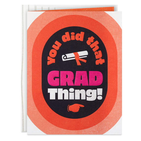 You Did That Grad Thing! Graduation Card, , large image number 1