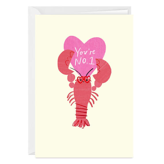 Lobster Folded Love Photo Card