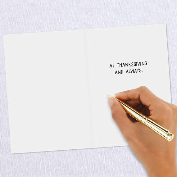 Turkey Sending a Little Love Thanksgiving Card, , large image number 6