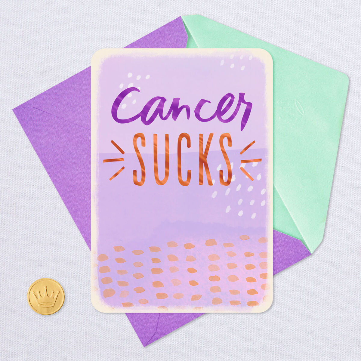 Cancer Sucks Support Card - Greeting Cards - Hallmark