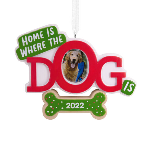 Home Is Where the Dog Is 2022 Photo Frame Hallmark Ornament, 