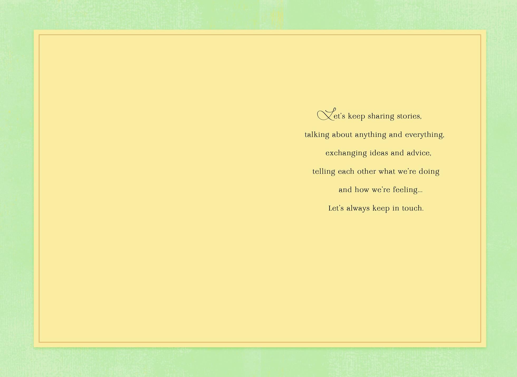 Close in Thought Bird Friendship Card