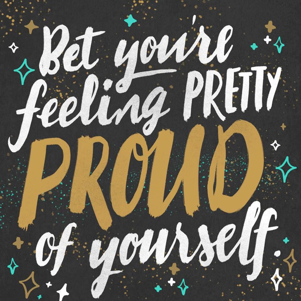 Be Proud of Yourself Musical Congratulations Card