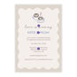 Coffee Cups Personalized Wedding Shower Invitation Card Front indicating personalization image number 5