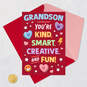 Smart, Creative and Fun Valentine's Day Card for Grandson, , large image number 5