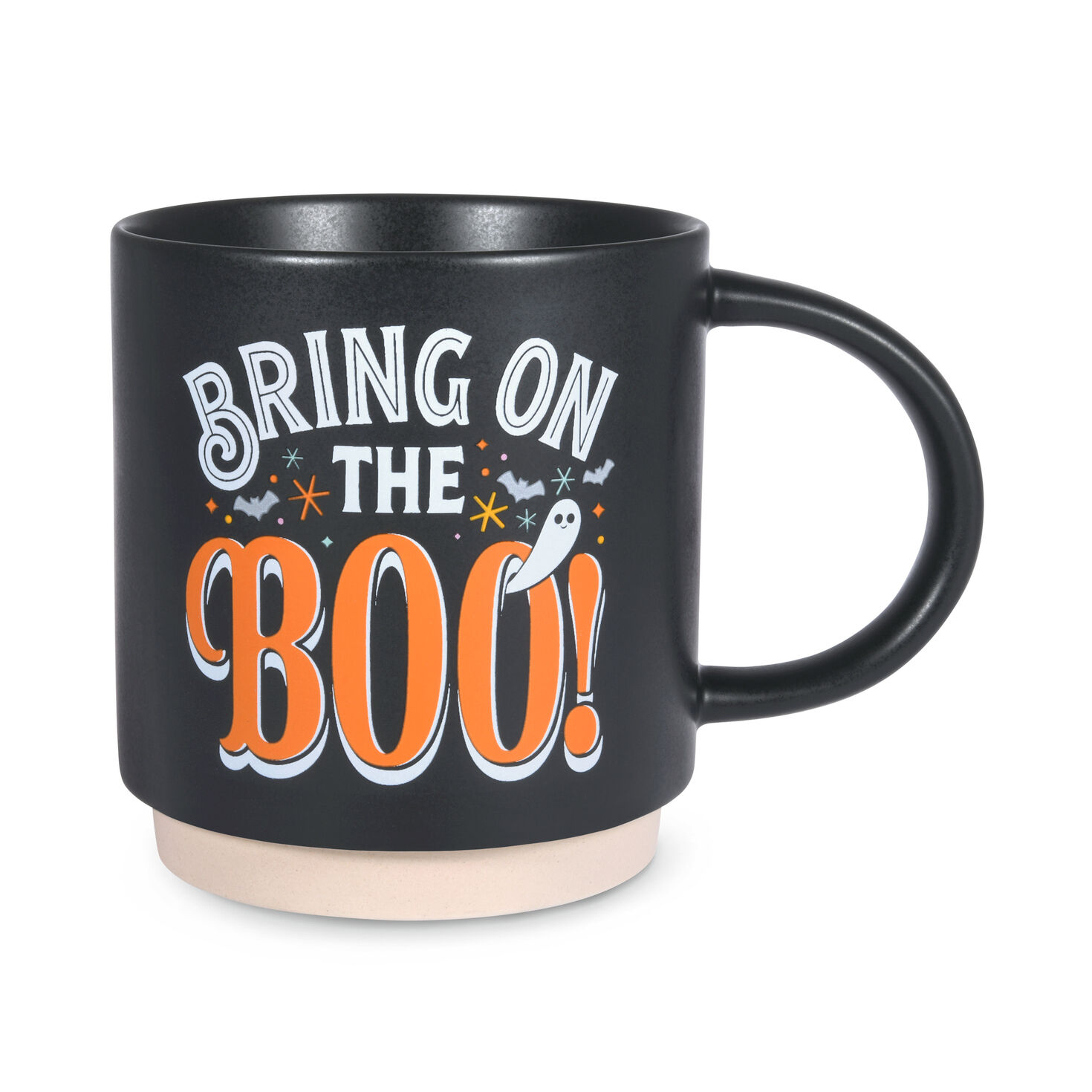 Bring On the Boo Black and Orange Halloween Mug Front image number 1