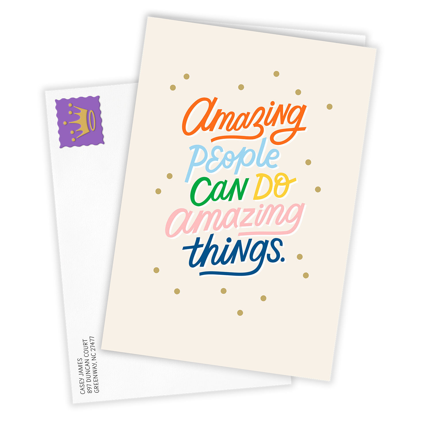 You Can Do Amazing Things Custom Blank Card, , large image number 2