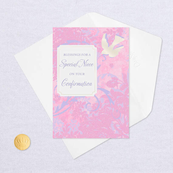 God's Plans for You Religious Confirmation Card for Niece, , large image number 6