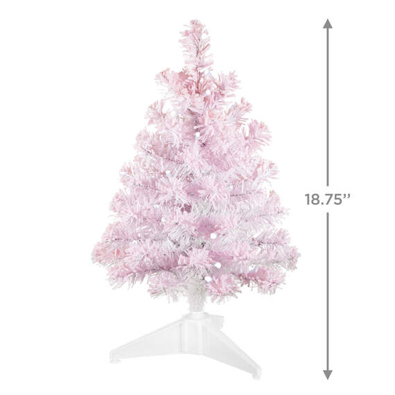 Miniature Pastel Pink Pre-Lit Christmas Tree, 18.75", , large image number 3