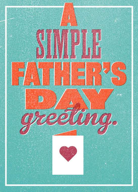 A Simple Father's Day Card, , large image number 1