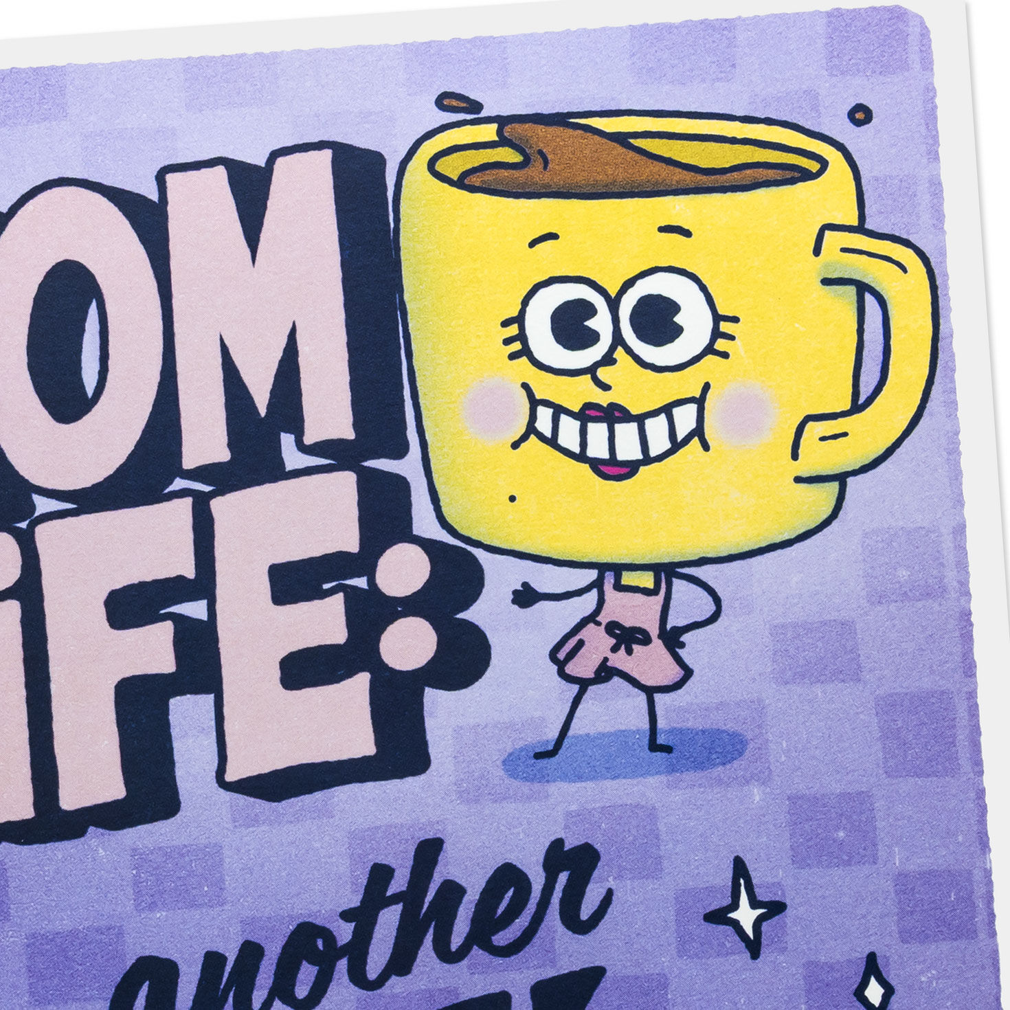 Coffee Mug Characters Mother's Day Card Card Front Detail image number 4