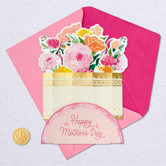 Enjoy Every Beautiful Moment Flower Vase 3D Pop-Up Mother's Day Card, , large image number 6