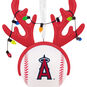 Angels Reindeer Baseball Christmas Ornament closeup view image number 5