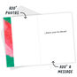 Personalized Red and Green Photo Collage Photo Card, , large image number 4