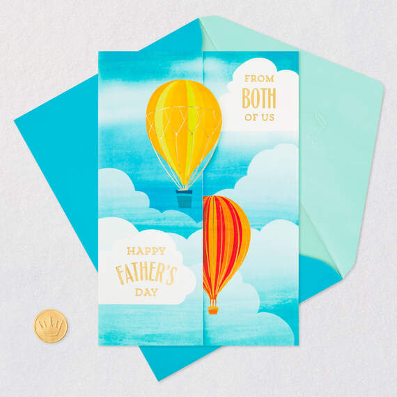 Hot Air Balloons Father's Day Card From Both of Us, , large image number 5